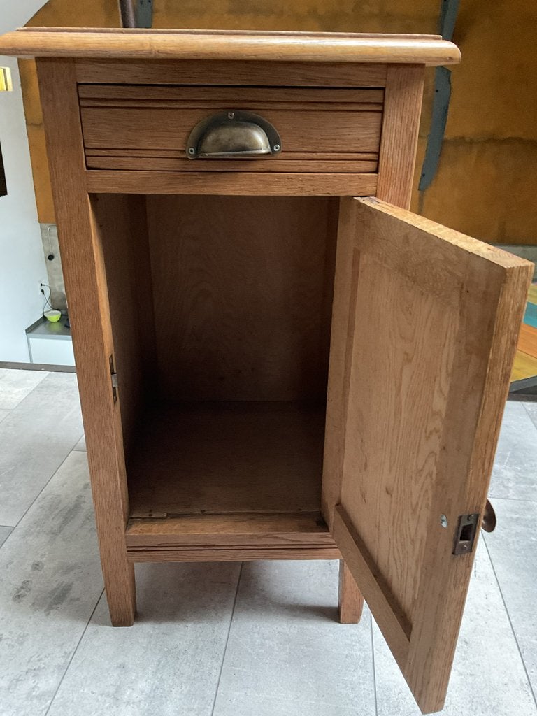 nachtkastje eik, Ophalen, Gebruikt, Minder dan 45 cm, 70 cm of meer