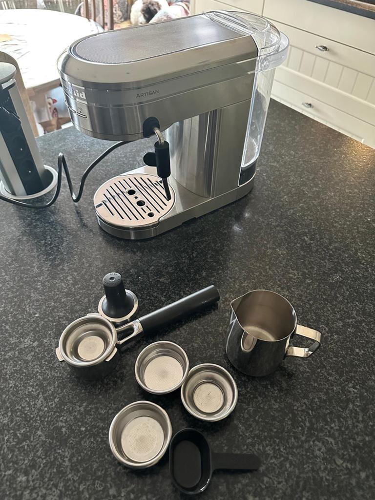 ️ ☕️KitchenAid koffiezetapparaat☕️, Elektronische apparatuur, Koffiezetapparaten, Zo goed als nieuw, Koffiemachine, Ophalen of Verzenden