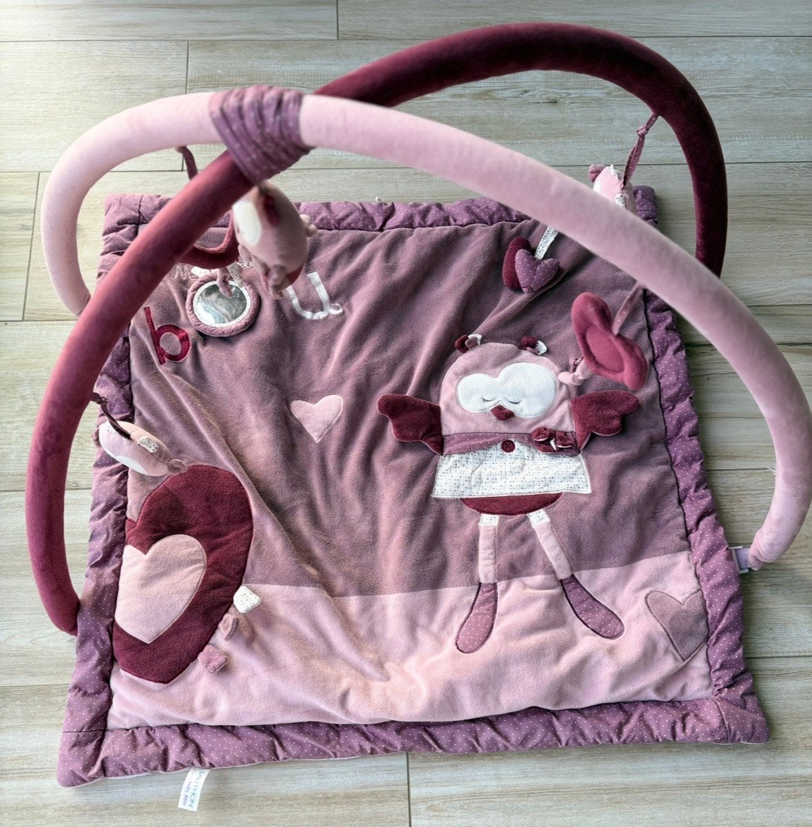 Tapis d’éveil avec arche et jouets suspendus, Ophalen, Gebruikt