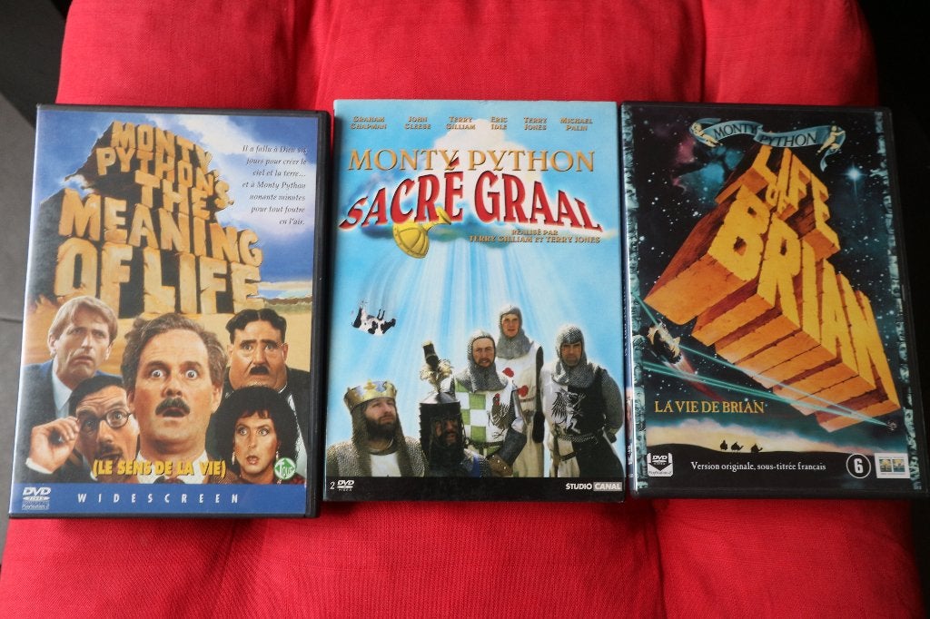LOT de 3 DVD MONTY PYTHON, Enlèvement ou Envoi
