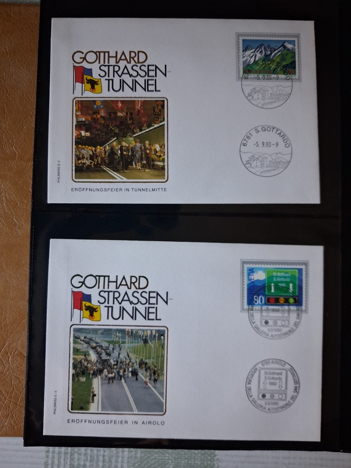 Suisse 4 FDC de luxe 1980, Enlèvement ou Envoi, Non décrit