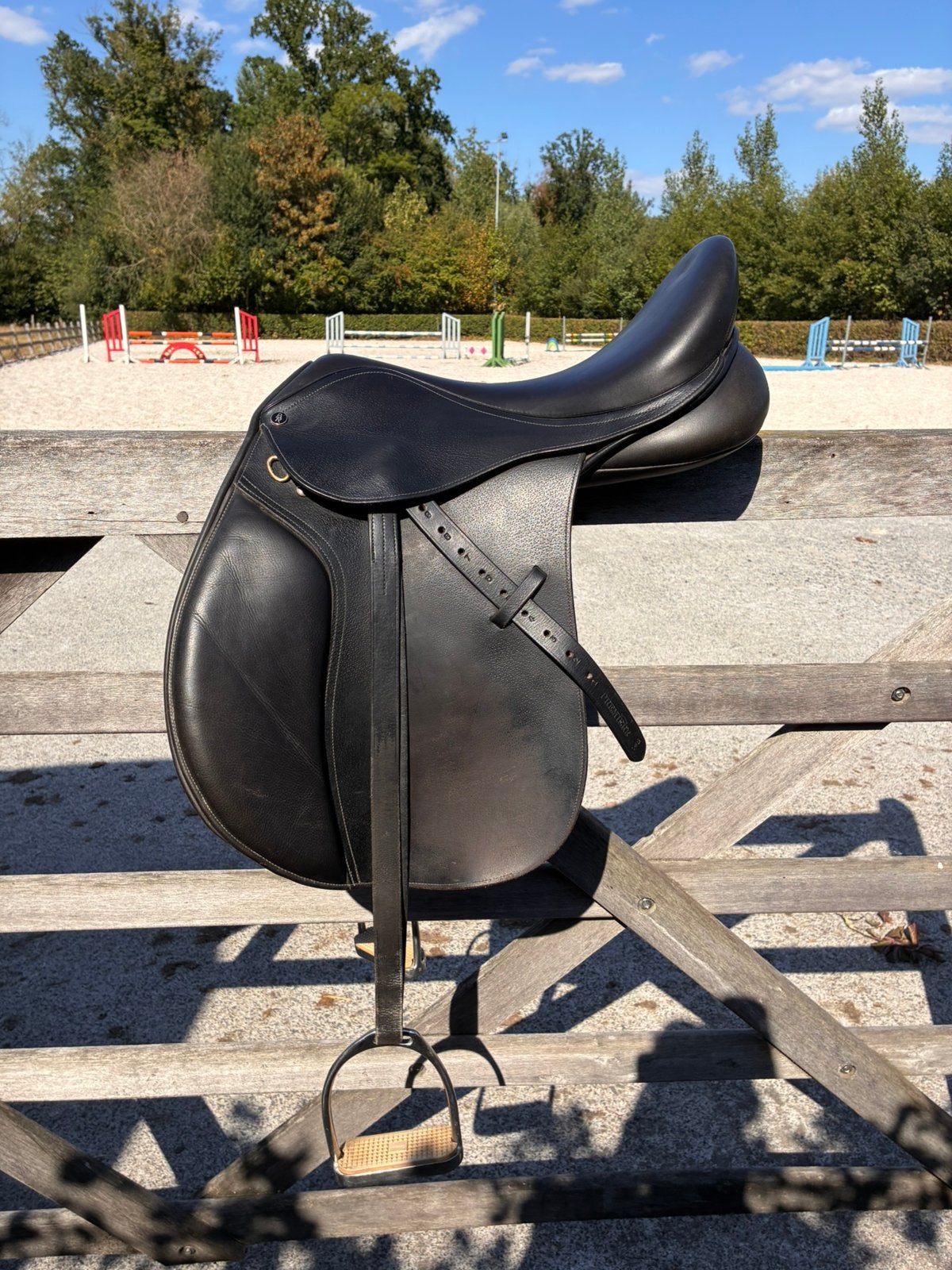 Selle mixte BR Rossini, Enlèvement ou Envoi, Comme neuf, Housse de selle incluse, L (17.5 pouces)