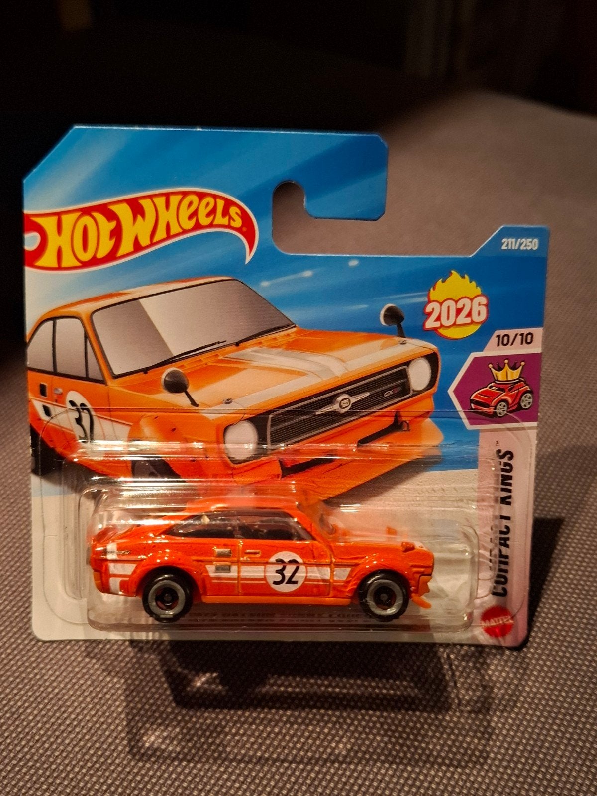 hot wheels 1972 datsun sunny coupe, Ophalen of Verzenden, Nieuw