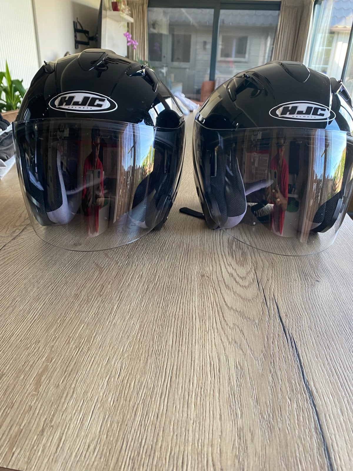 HJC helmen, Fietsen en Brommers, Ophalen, Zo goed als nieuw, Extra small of kleiner