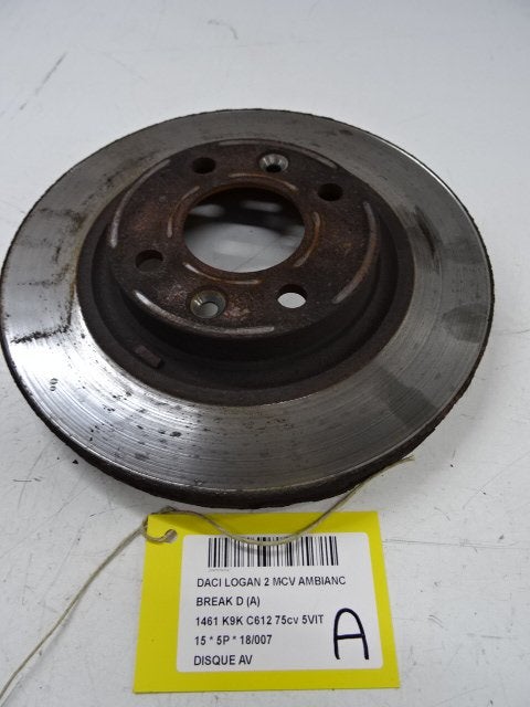 FREIN DISQUE AVANT Dacia Logan MCV (KS) (01-2007/06-2013), Dacia, Mevr. I. Hauben, Utilisé, Rue de l'Espoir 34 34
4030  GRIVEGNÉE, BE