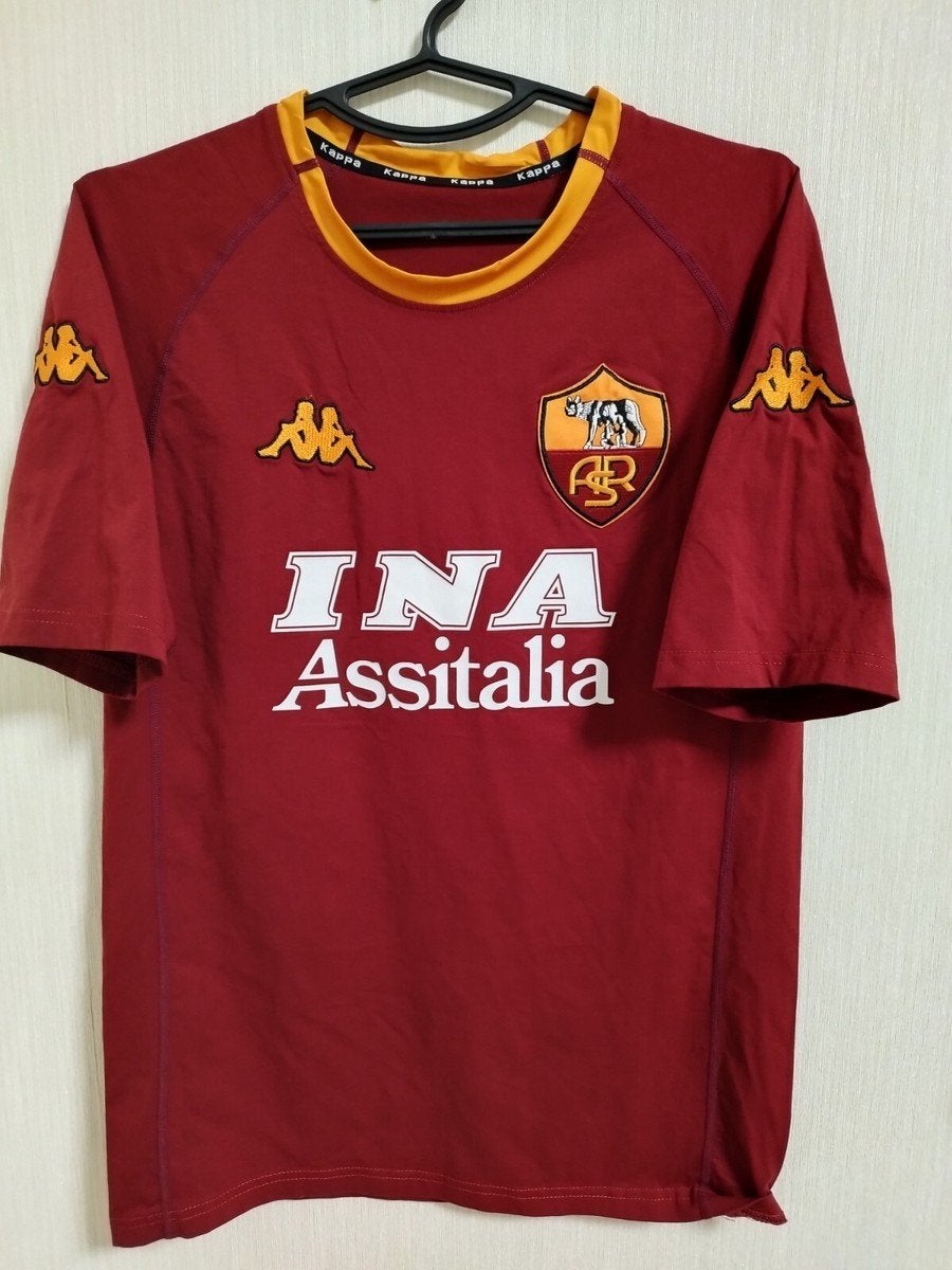 AS Roma Totti Voetbal Thuisshirt Origineel 2000, Enlèvement ou Envoi