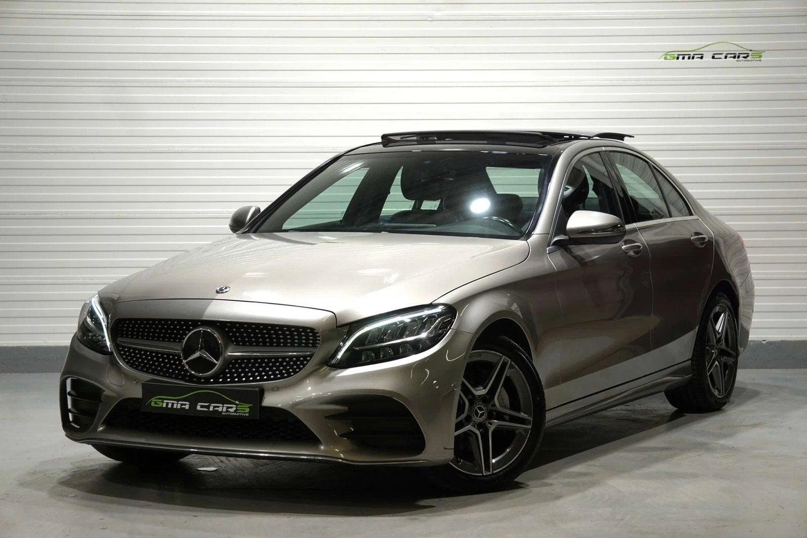 Mercedes-Benz C-CLASS 200 C 200 d AMG Pack Aut-Navi-Leder-Pa, Auto's, Automaat, 4 deurs, Automatische klimaatregeling, Gebruikt