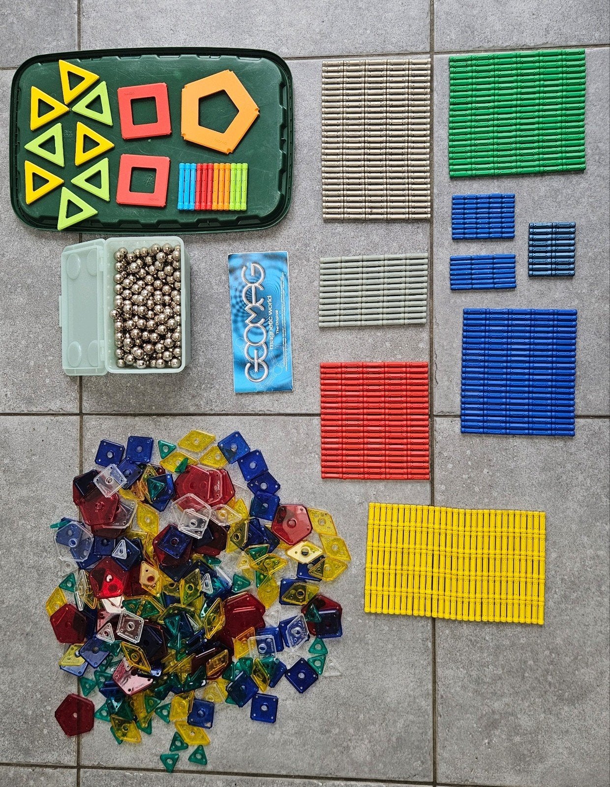 GEOMAG Magnetisch speelgoed > 1.200 stuks, Kinderen en Baby's, Ophalen, Gebruikt