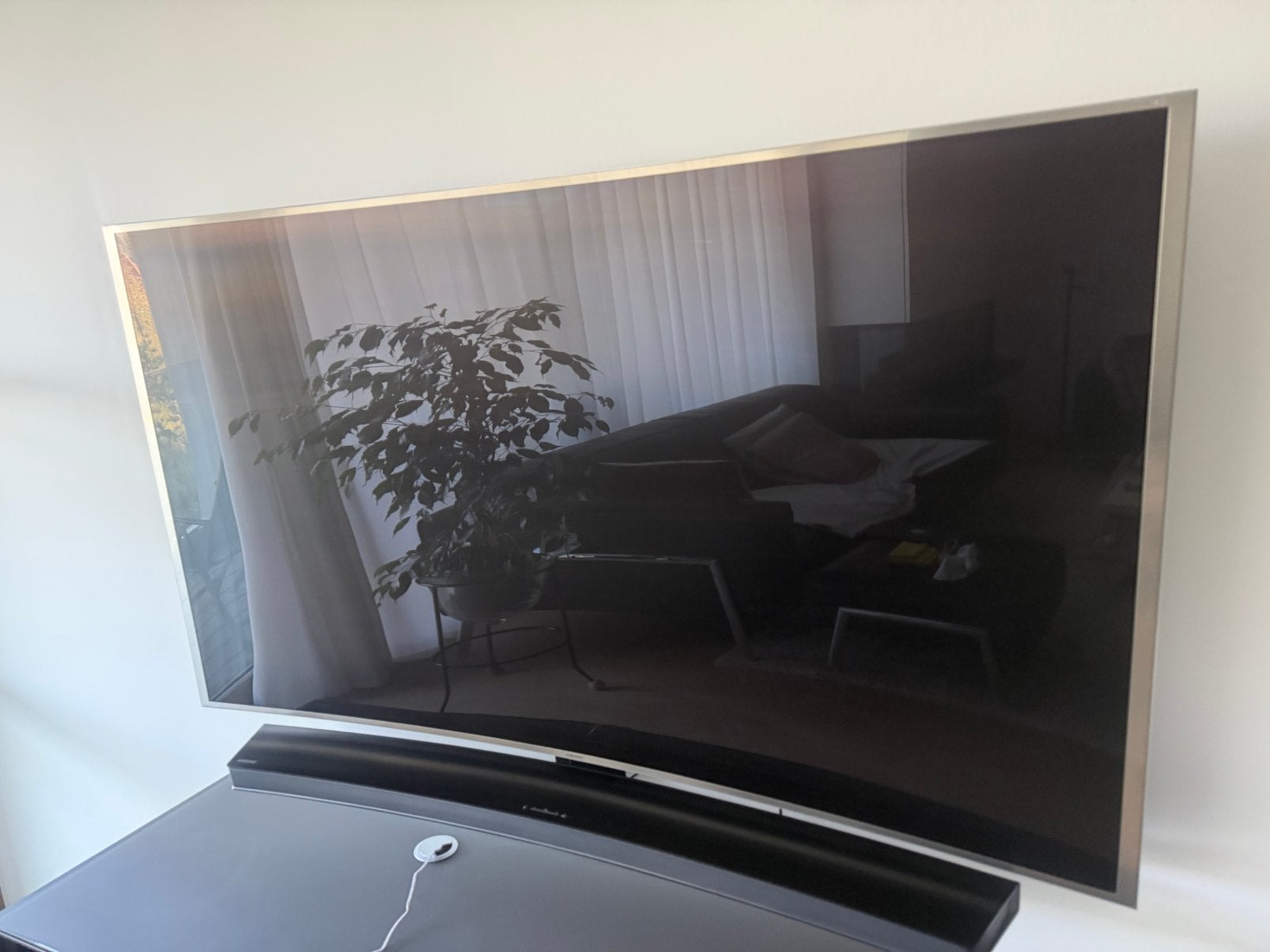 Samsung curve tv, TV, Hi-fi & Vidéo, Télévisions, LED, 60 à 80 cm, Enlèvement, Utilisé