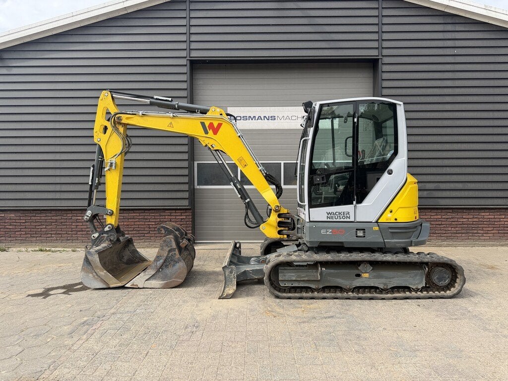 Wacker Neuson EZ50 rupsgraafmachine €835 LEASE - AIRCO slo, Zakelijke goederen, Machines en Bouw | Kranen en Graafmachines, Graafmachine