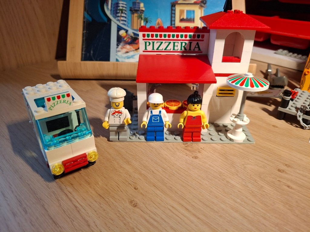 Lego - 6350 - Pizza To Go, Lego, Ophalen of Verzenden, Complete set, Compleet