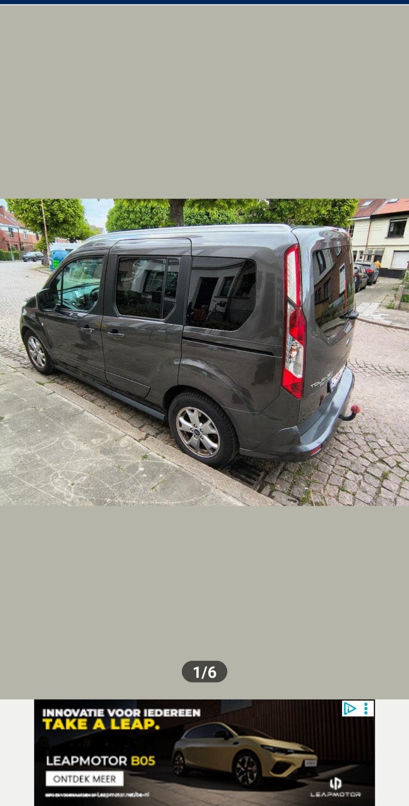 FORD TOURNEO CONNECT 1.5 TDCI 100 PK 2017, Particulier, Te koop