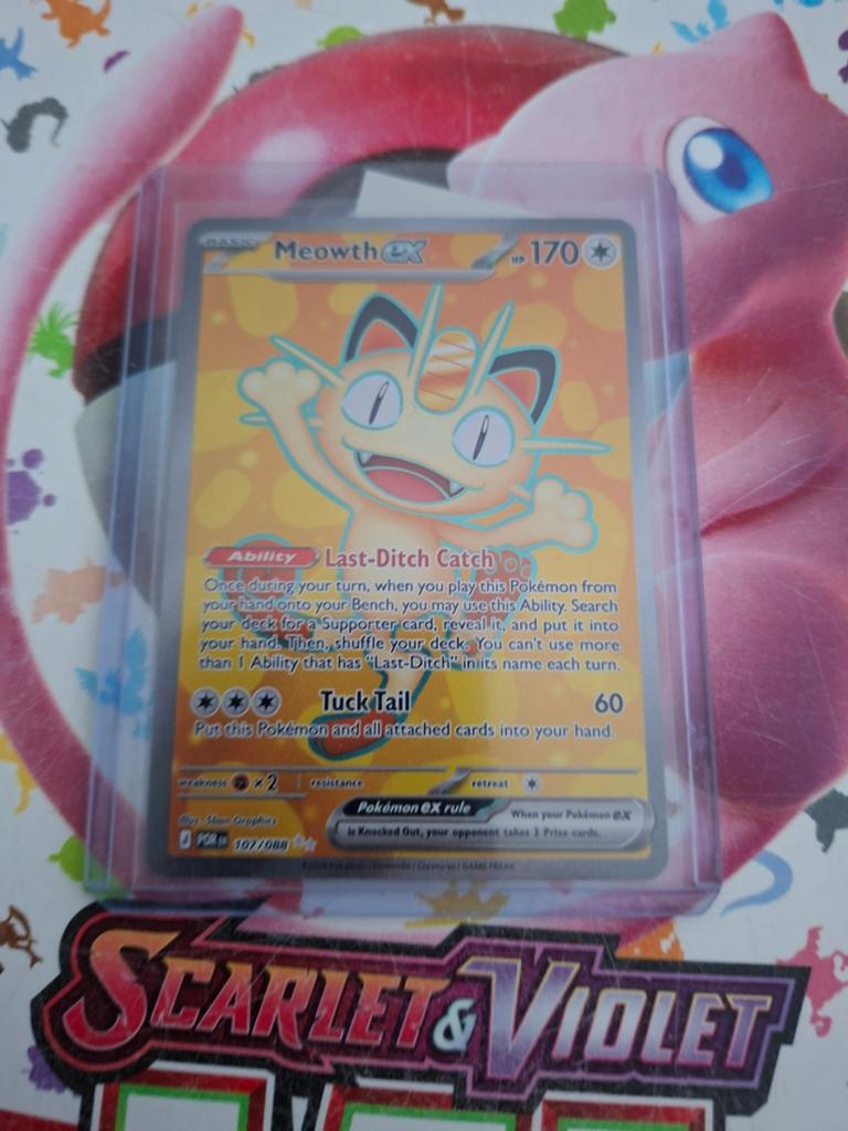 Meowth 107/088, Hobby en Vrije tijd, Verzamelkaartspellen | Pokémon, Ophalen of Verzenden, Nieuw, Losse kaart, Foil