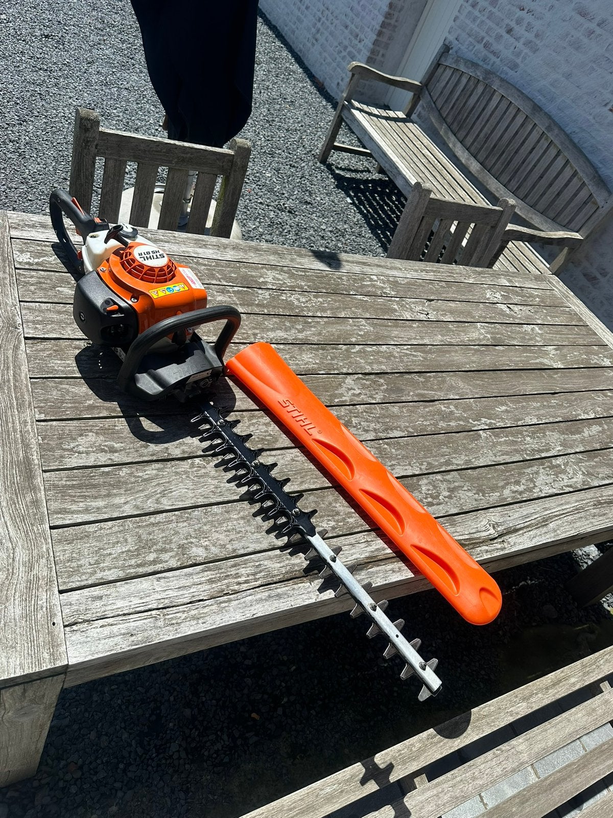Stihl HS 81R 60cm, Tuin en Terras, Ophalen, Zo goed als nieuw