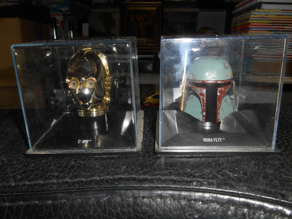 Star wars lot de 2 casque C3PO + Booba Fett, Enlèvement ou Envoi