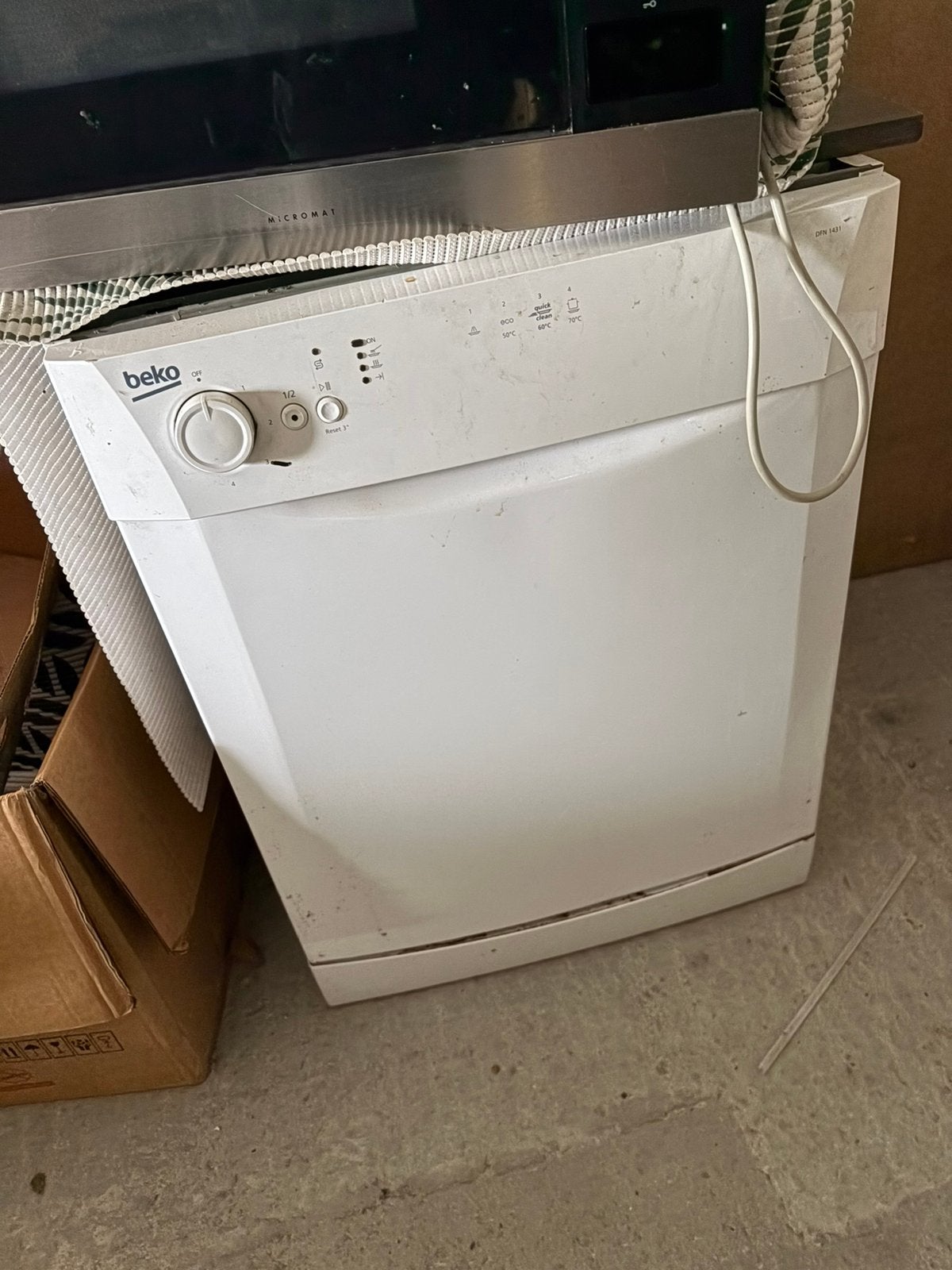 Vaatwasser, Elektronische apparatuur, Vaatwasmachines, Ophalen, Gebruikt, Inbouw, 45 tot 60 cm