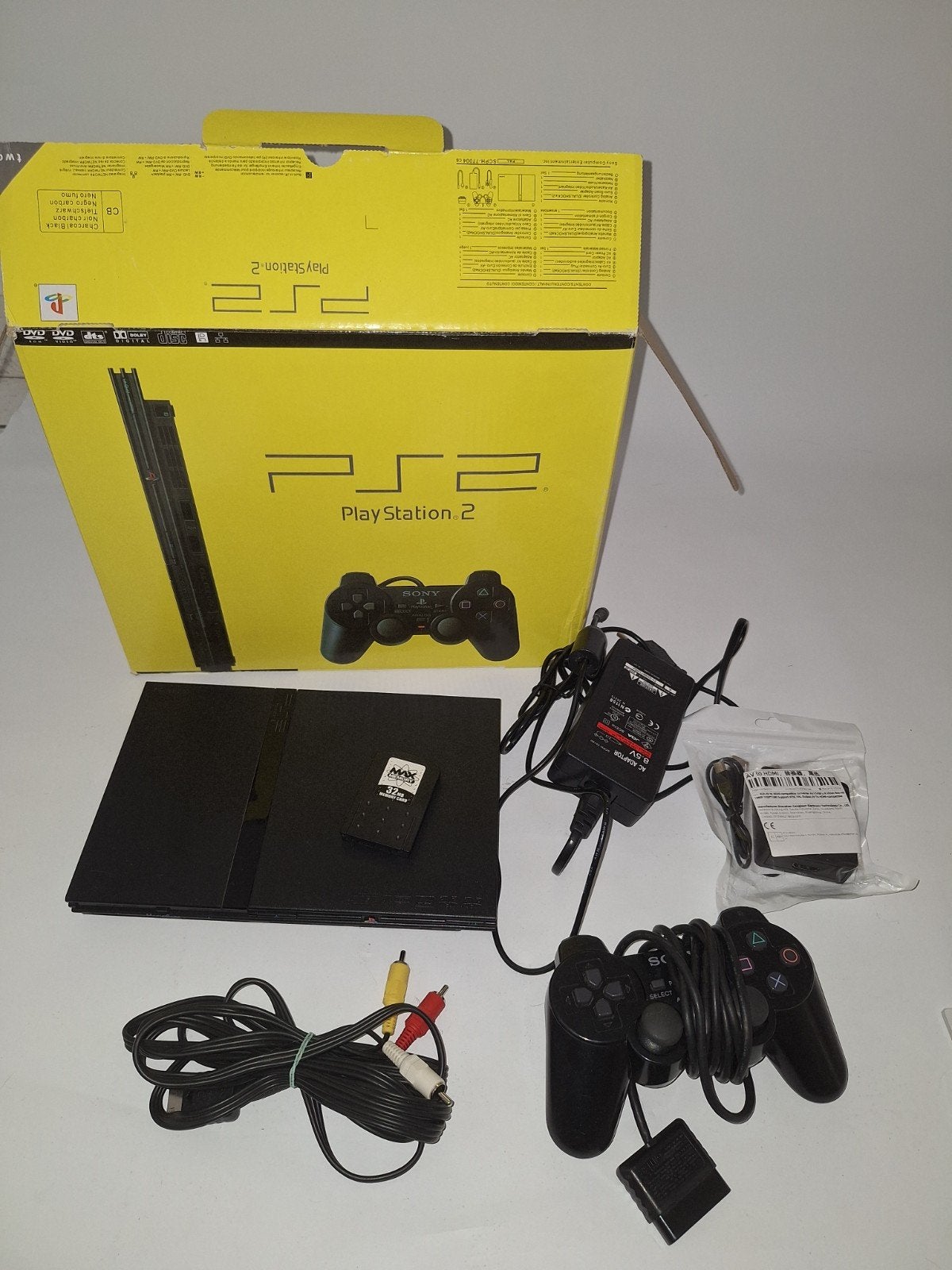 PlayStation 2 Slim - 100% werkend met HDMI converter, Consoles de jeu & Jeux vidéo, Consoles de jeu | Sony PlayStation 2, Enlèvement ou Envoi