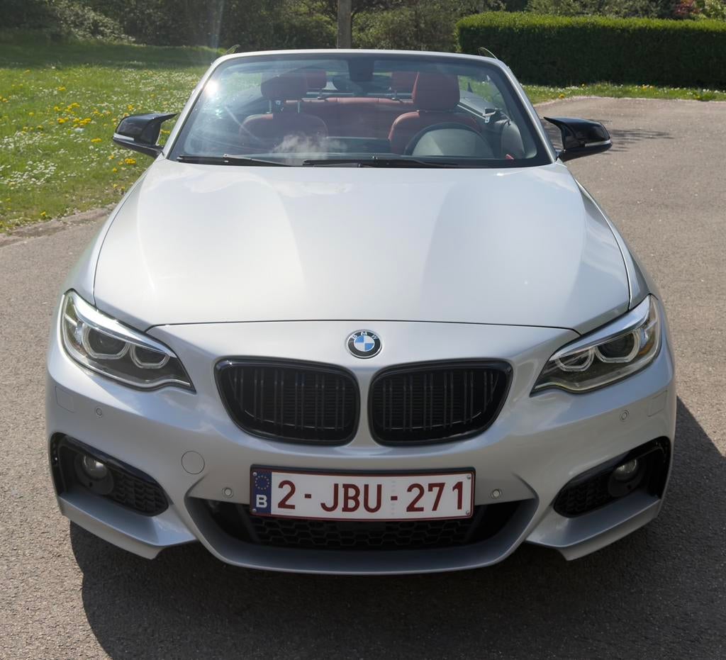 Bmw 220 D cabriolet, Auto's, BMW, Particulier, Achteruitrijcamera, Diesel, Cabriolet, Automaat, Rood, Leder, Ophalen