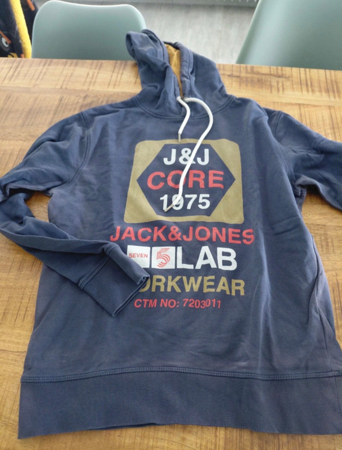 Sweat à capuche Jack & Jones Taille L, Enlèvement ou Envoi, Comme neuf, Bleu