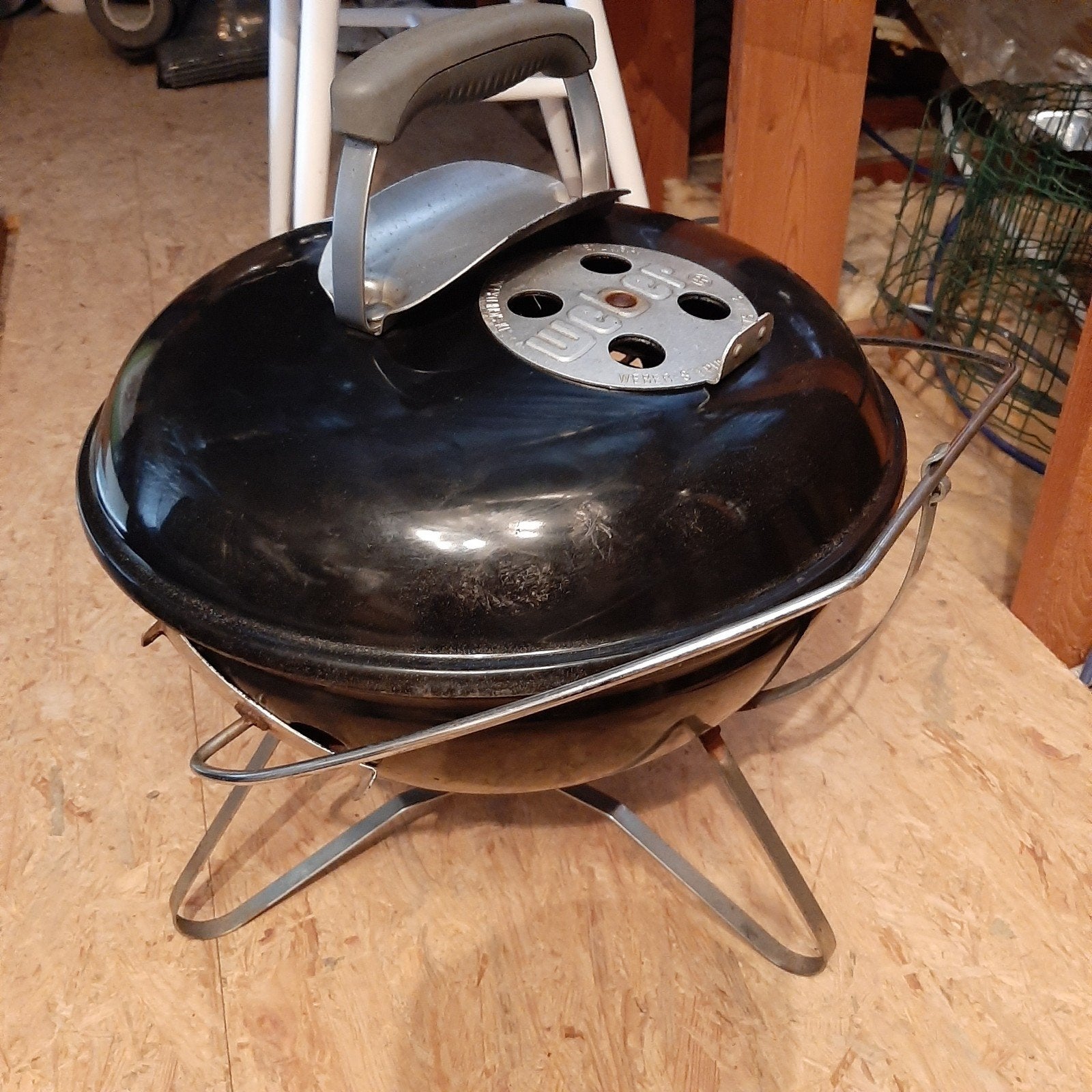 Tafelbarbecue Weber (35cm)., Tuin en Terras, Houtskoolbarbecues, Ophalen