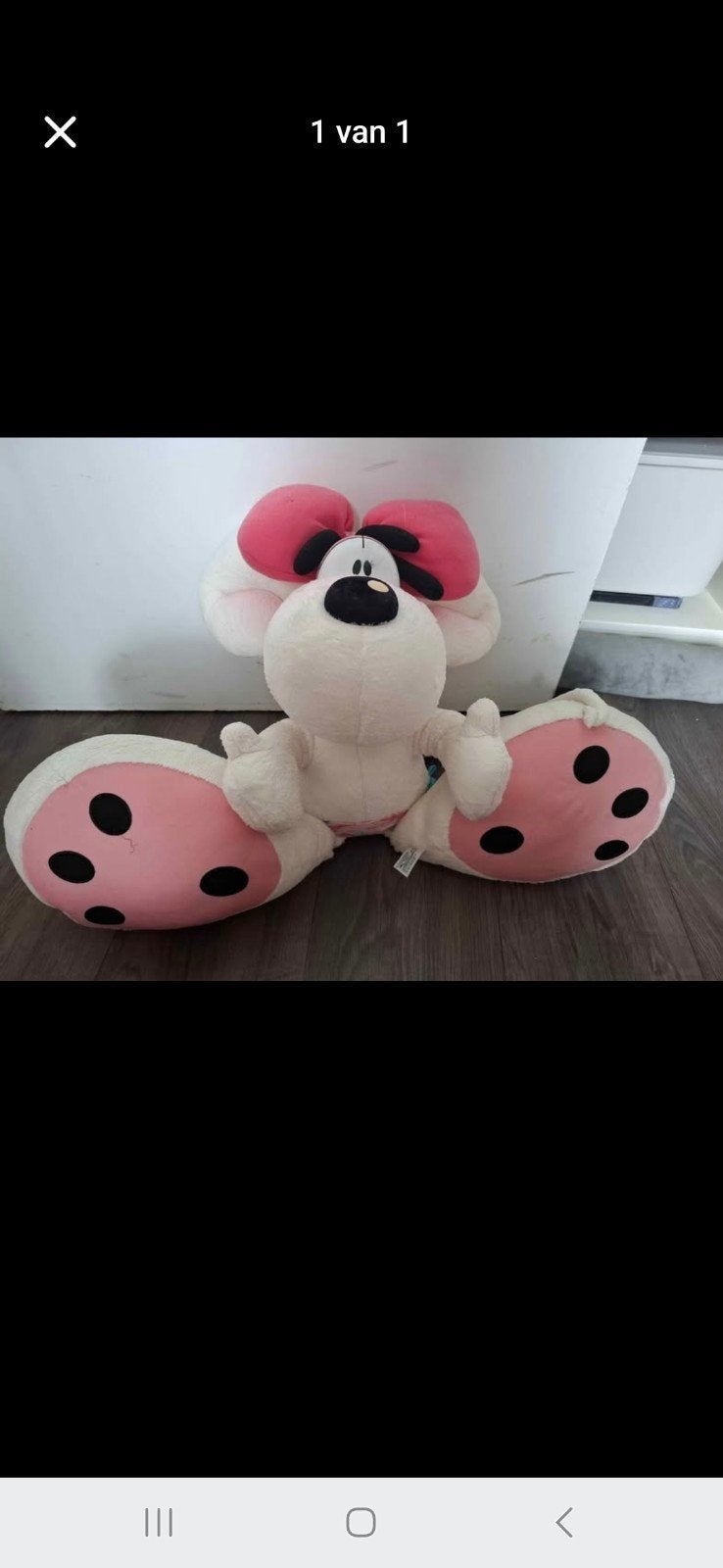 didll knuffel(groot), Ophalen