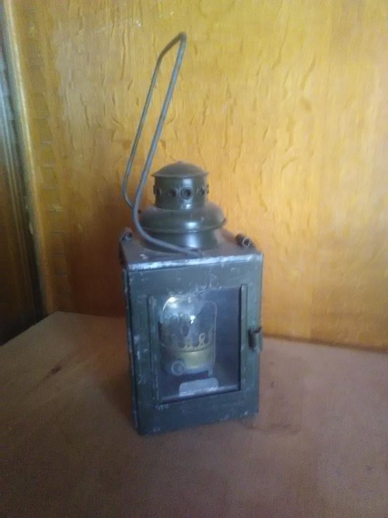 Ancienne lampe militaire, Collections, Enlèvement ou Envoi, Armée de terre, Autres types
