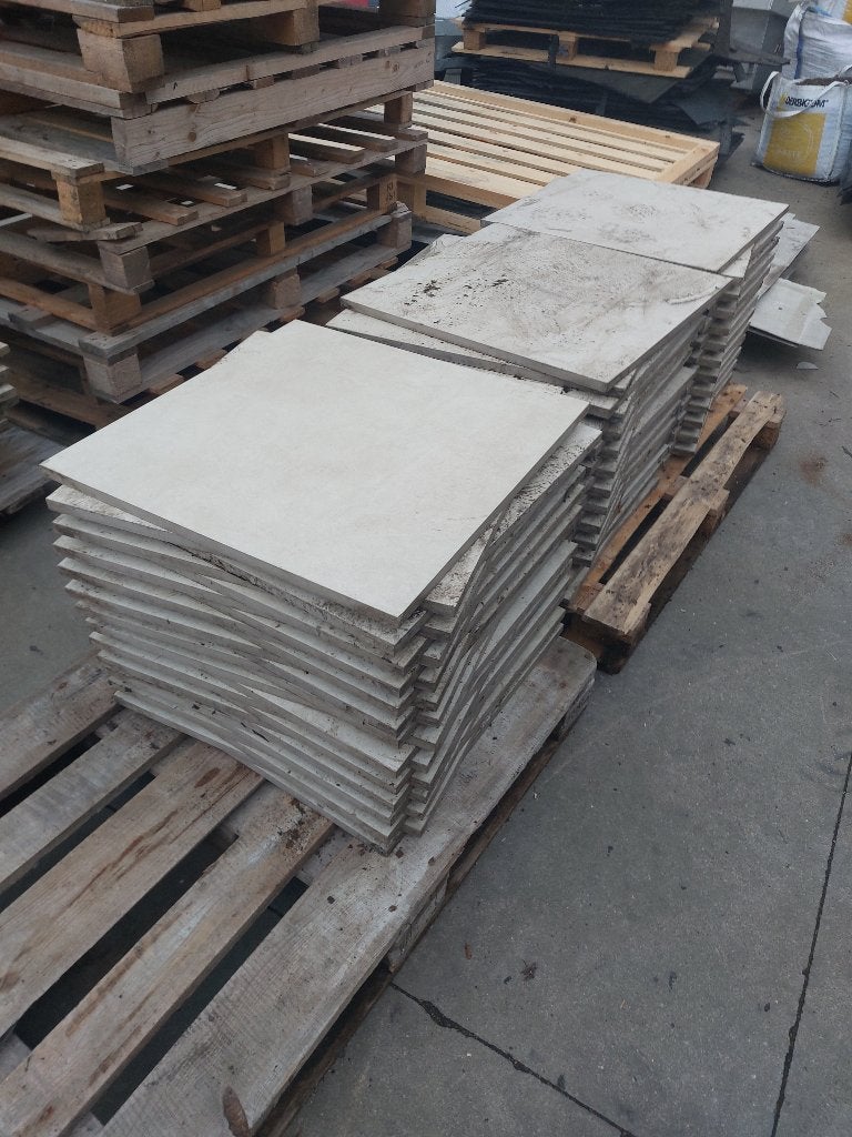 Keramische tegels, Ophalen, 60 cm of meer, Gebruikt, Hardsteen