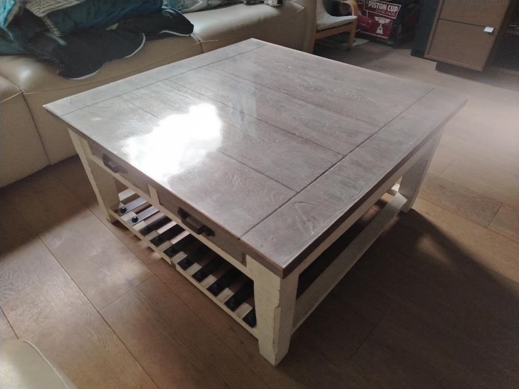 Riviera maison salontafel vancouver 90x90, Huis en Inrichting, Ophalen