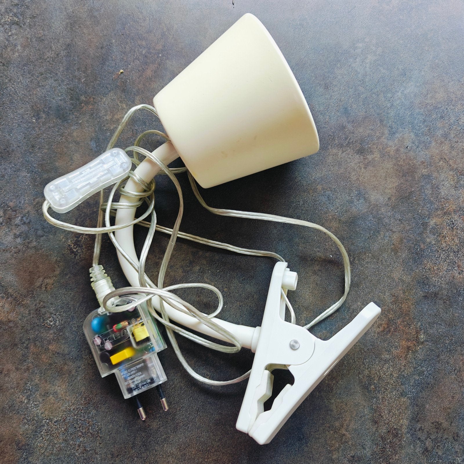 lampe blanche LED, Comme neuf, Liseuse, Enlèvement, Métal