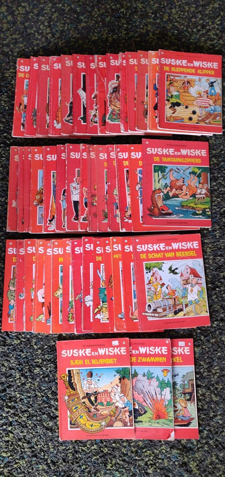 Suske en Wiske, Boeken, Ophalen