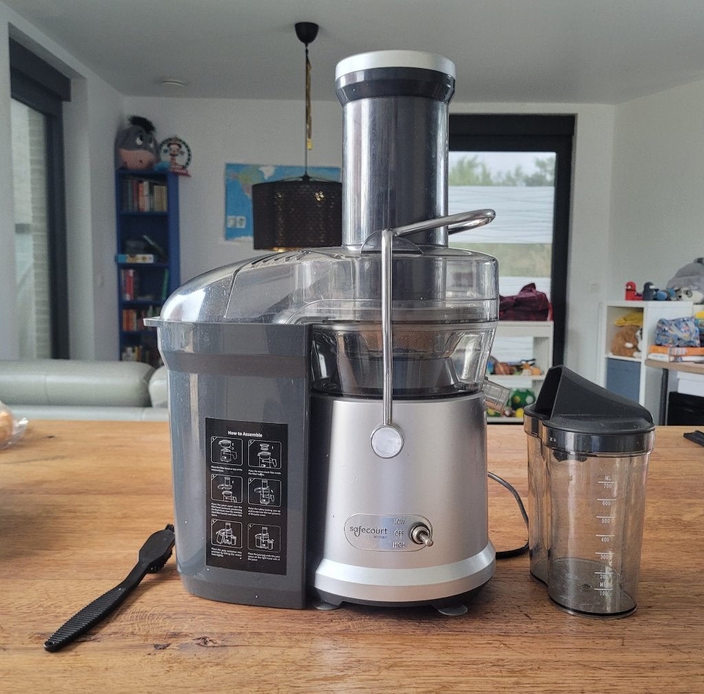 Safecourt juicer - fruit- en groentepers, Electroménager, Extracteurs de jus, Enlèvement, Comme neuf, Électrique, Presse-agrumes