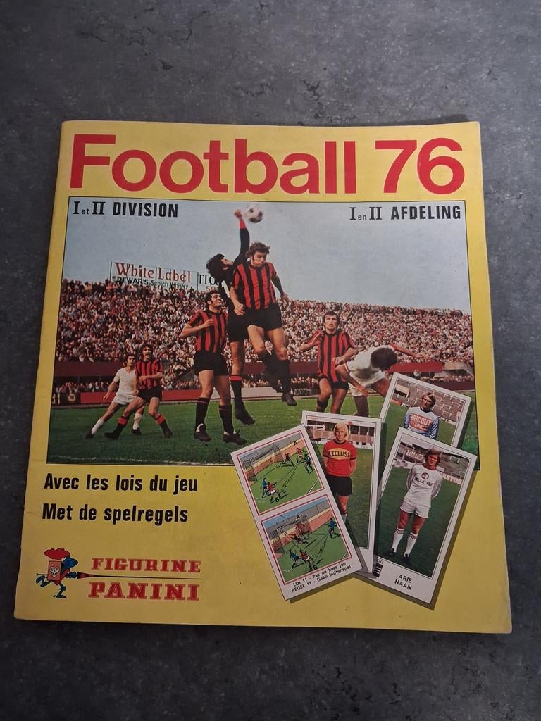 Leeg panini album football 76, Ophalen of Verzenden
