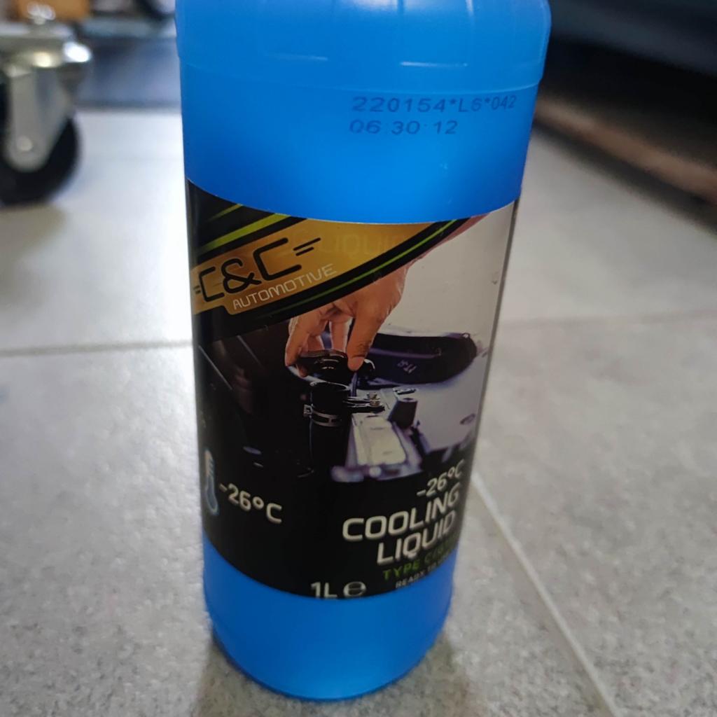 3x 1 liter c&amp;c koelvloeistof type c g11, Enlèvement