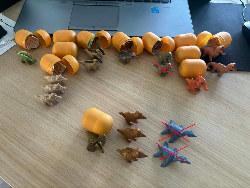 Kinder surprise - Natoons dino's, Ophalen of Verzenden, Nieuw, Hardplasticfiguren
