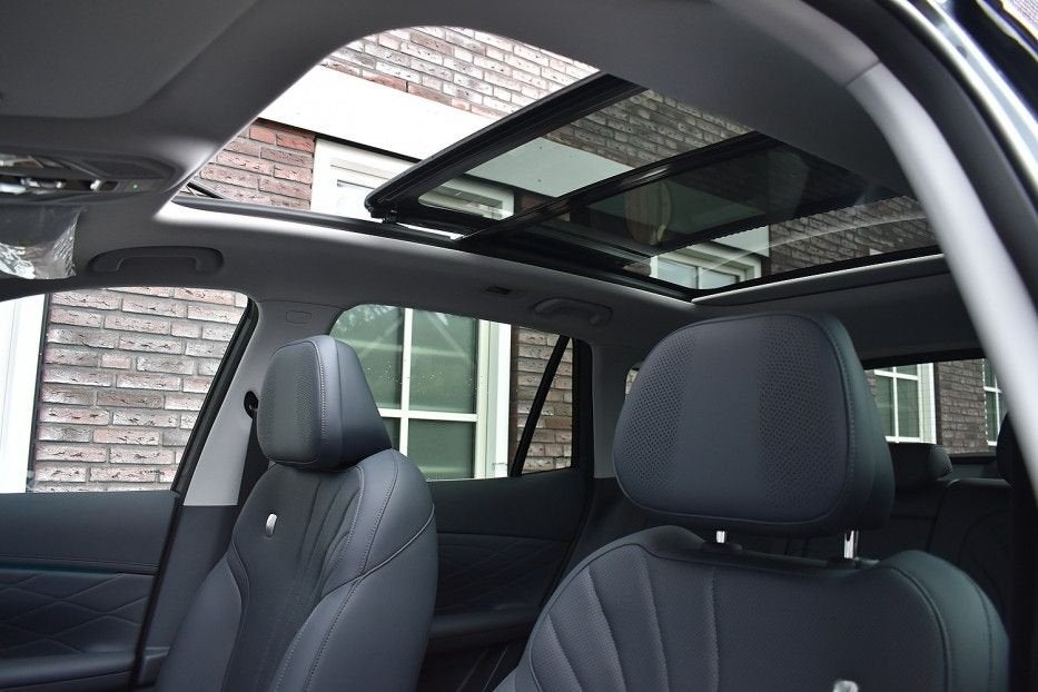 Geely Starray EM-i Max + PHEV Long range 136 km/pano/Leder/e, Auto's, Zwart, Bedrijf, Hybride Elektrisch/Benzine, SUV of Terreinwagen