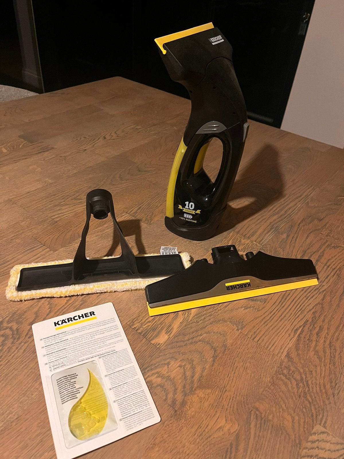 Karcher ruiten wasser elektrisch, Ophalen