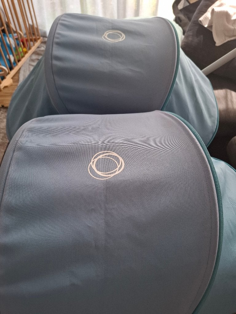 Bugaboo Donkey tweelingwagen, Kinderen en Baby's, Gebruikt, Bugaboo, Luchtbanden, Ophalen