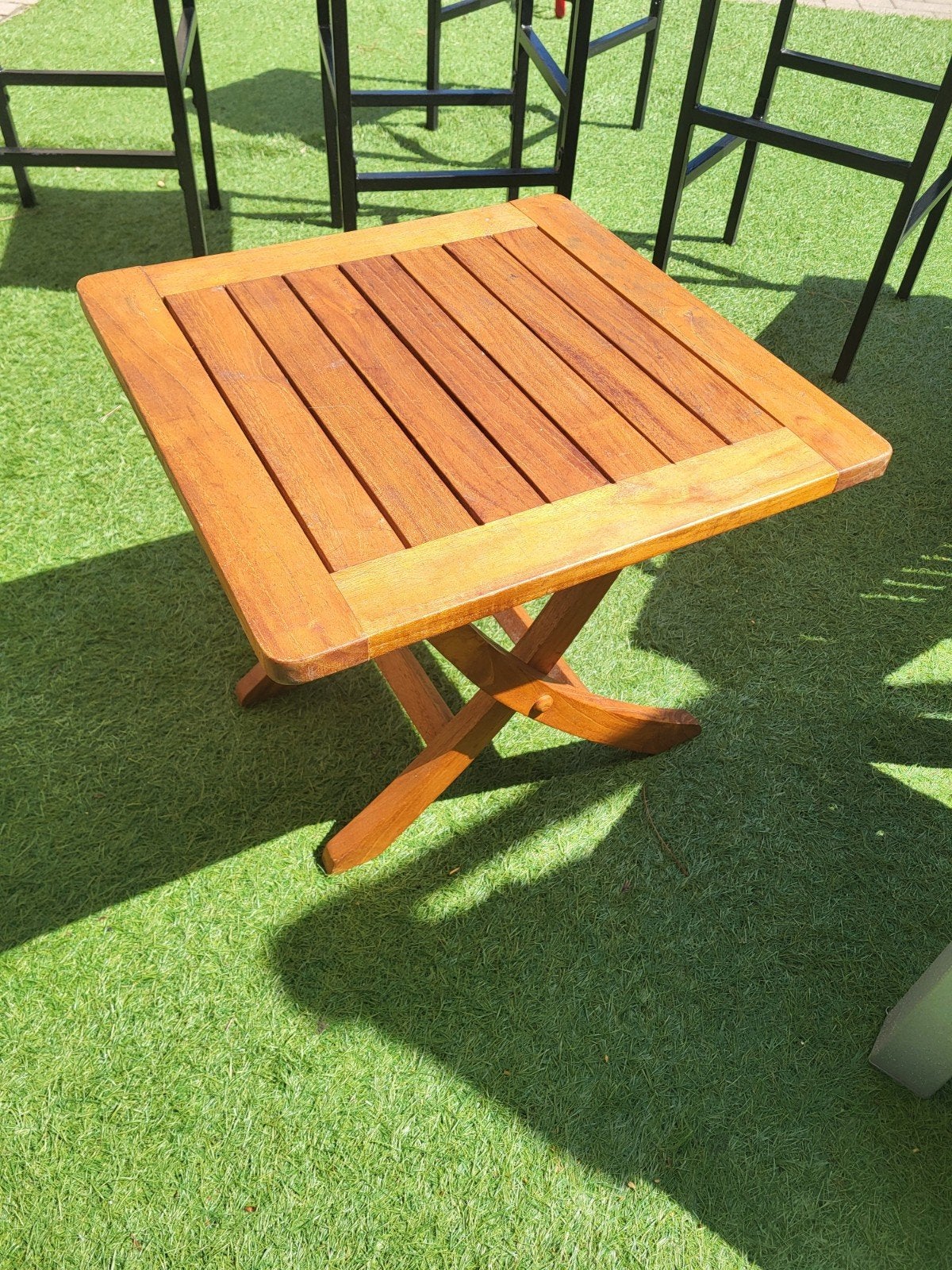 Tables en teck, Jardin & Terrasse, Tables de pique-nique, Enlèvement, Pliant