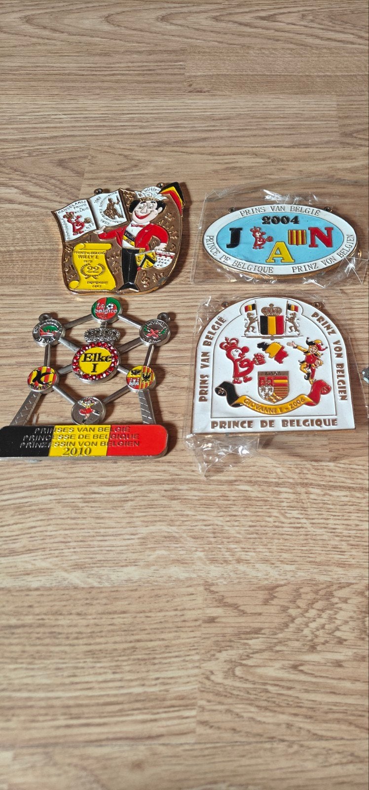 carnaval medailles prinsen België, Ophalen of Verzenden