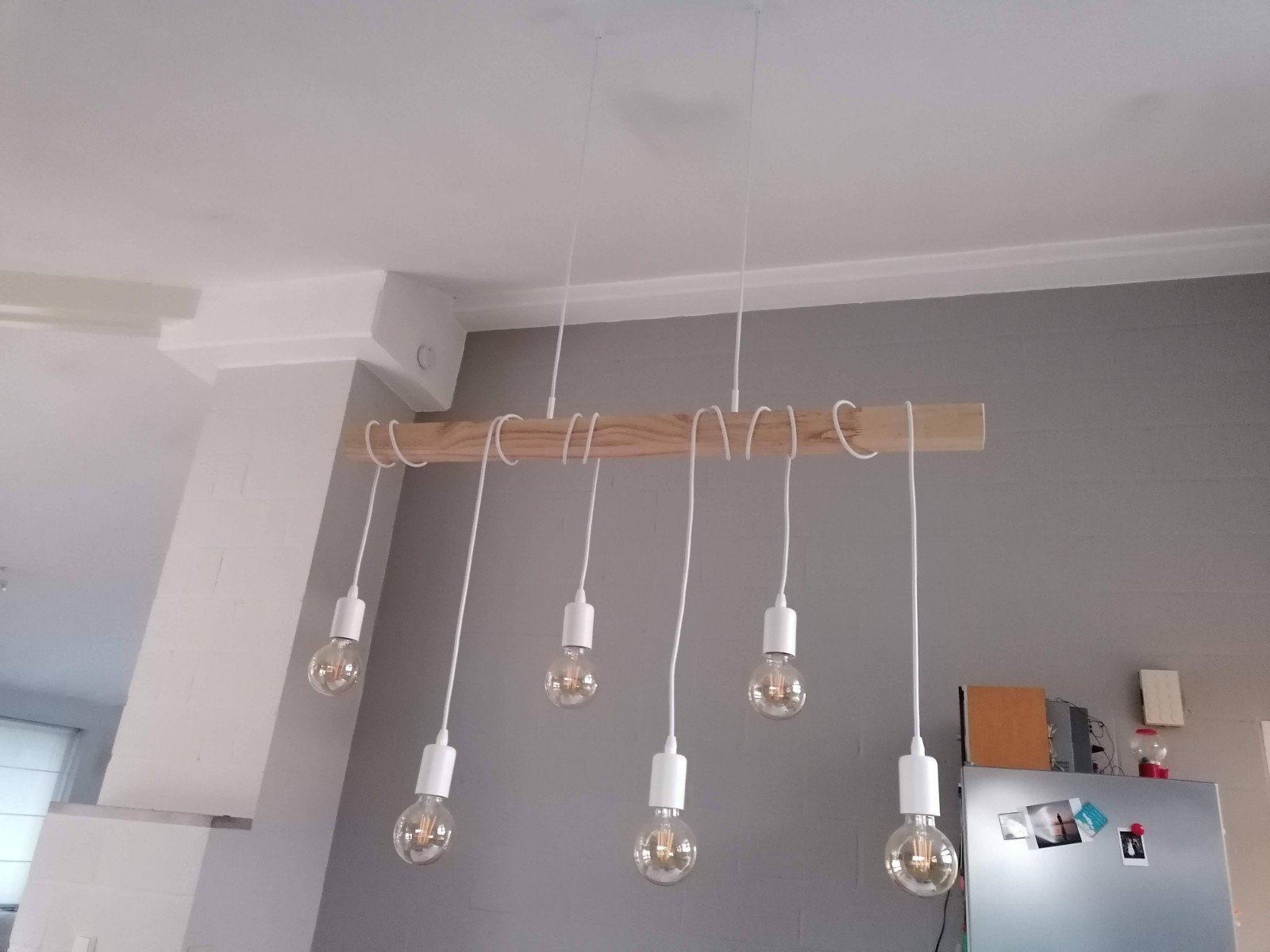 hanglamp, Huis en Inrichting, Ophalen, E27 (groot), Zo goed als nieuw, Modern