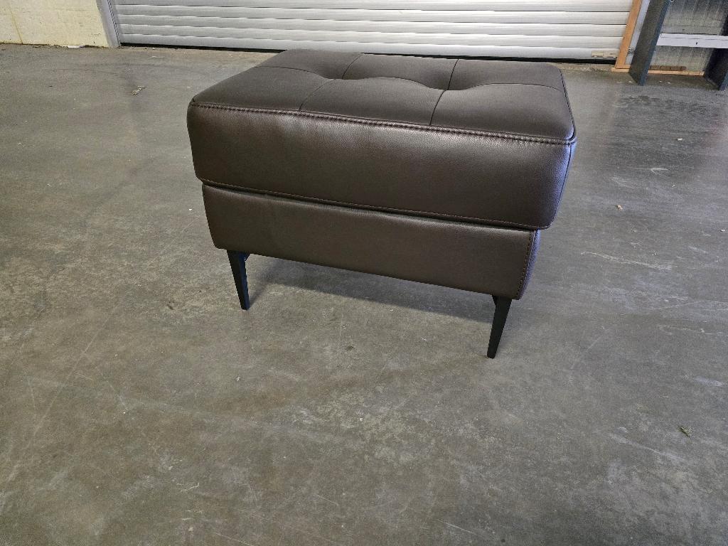 Poef in bruin PU - 80x60x58H, Enlèvement