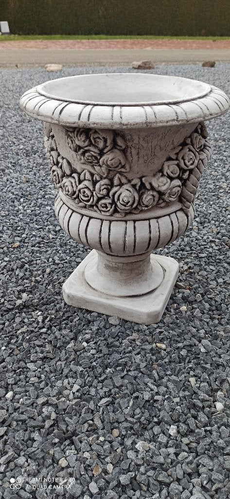 Bloempot 1 in beton, Tuin en Terras, Tuinbeelden, Ophalen, Nieuw, Beton, Overige typen