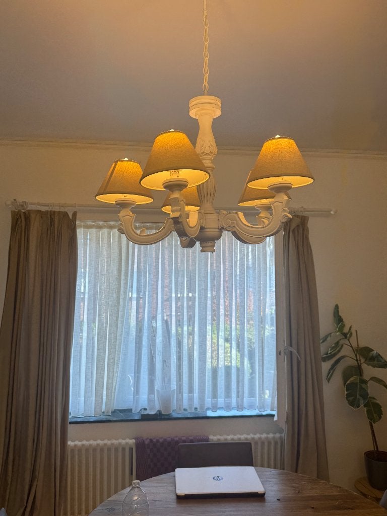 Lustre, Enlèvement, Utilisé, Bois