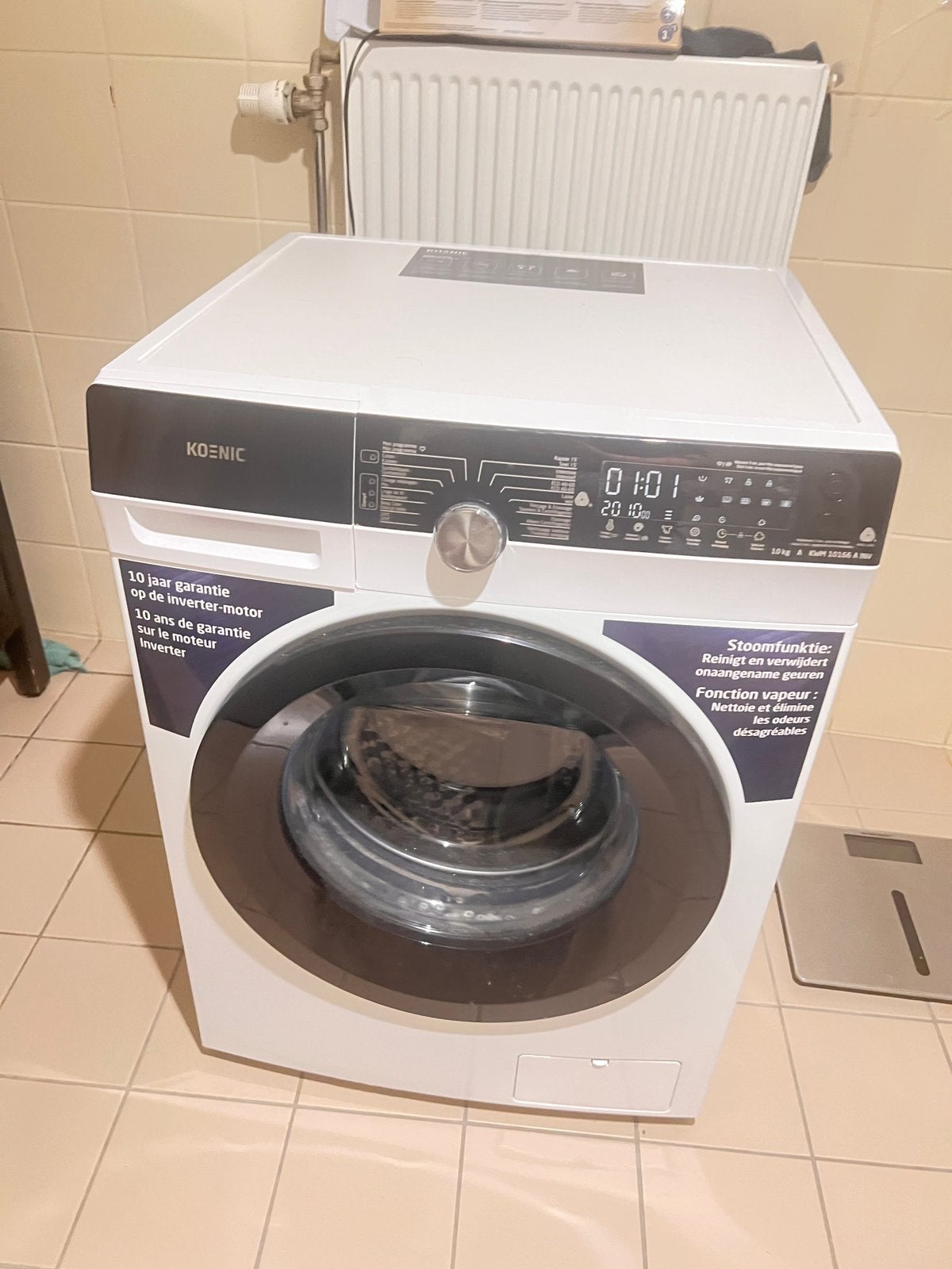 Machine à laver KOENIC 10 kg – Garantie 12/ 2026, Electroménager, Enlèvement, Comme neuf