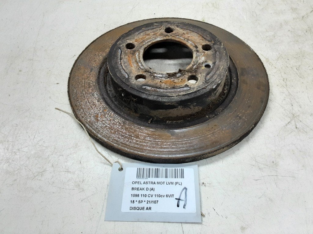 REMSCHIJF ACHTER Astra J Sports Tourer (PD8 / PE8 / PF8), Gebruikt, Opel, Opel Automobile GmbH, Kontakt-opel@opel.com