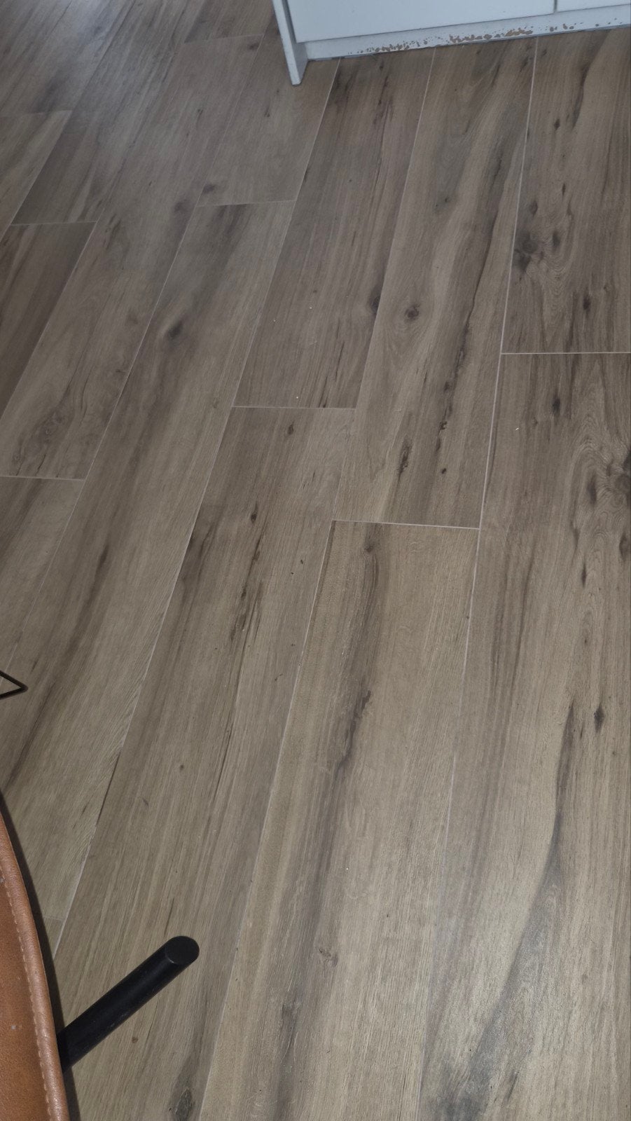 Tegelparket in eikenhoutlook, Ophalen