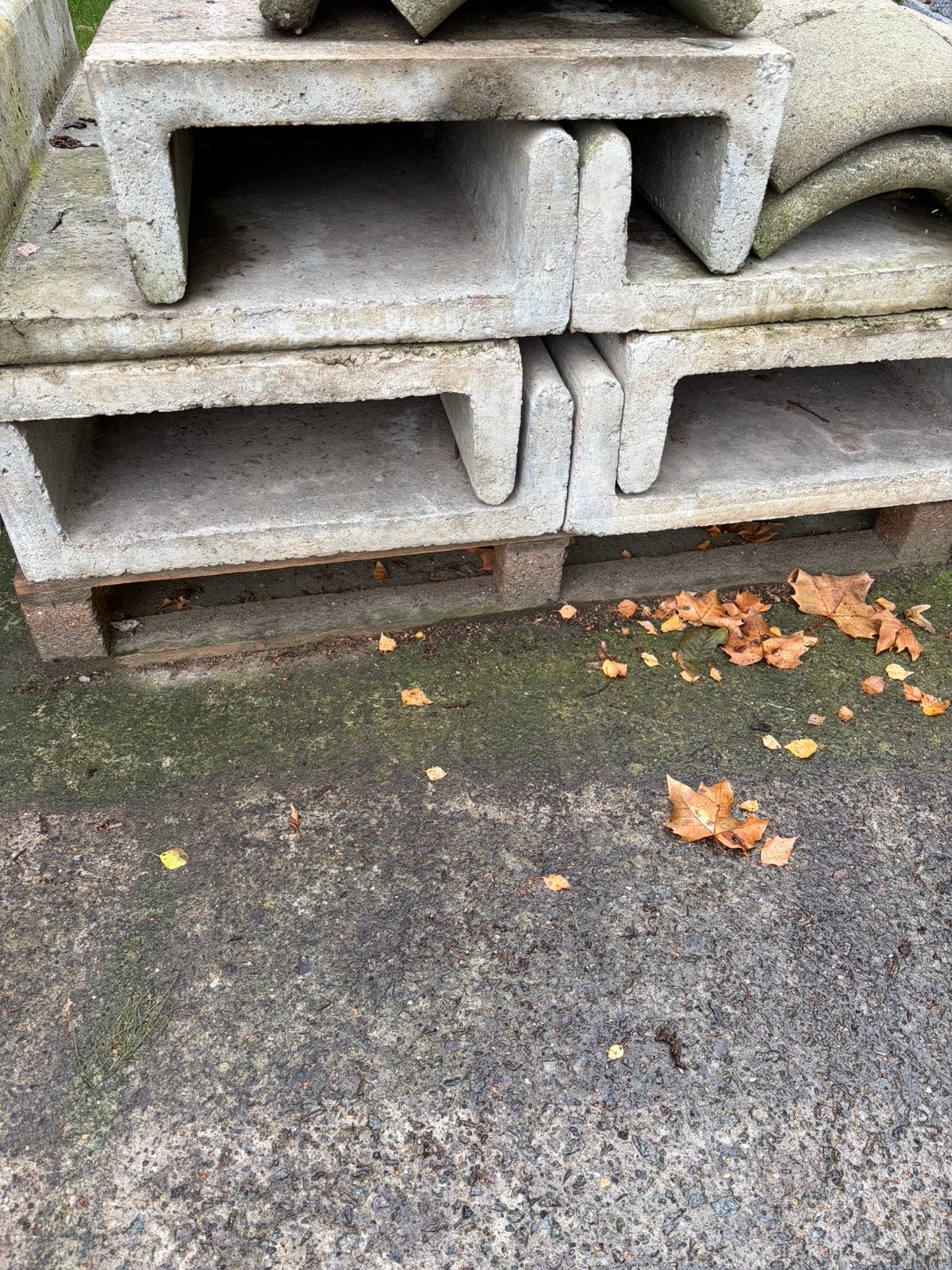 U profielen te koop, Tuin en Terras, Ophalen, Gebruikt, Beton