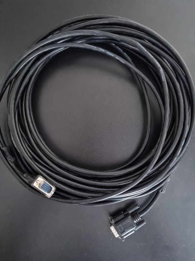 VGA kabel 15 meter, Enlèvement ou Envoi, Utilisé