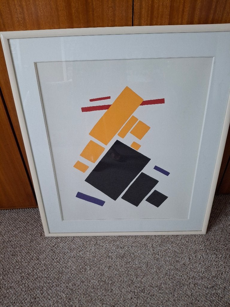 Casimir Malevic, Abstracte compositie,  jaren 1990, Enlèvement