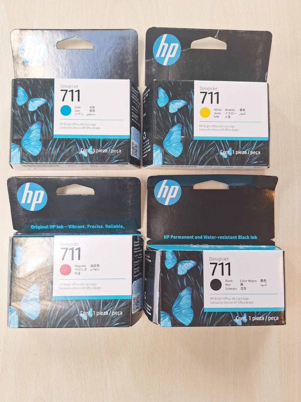 HP 711 inktpatronen, Ophalen of Verzenden, Nieuw, Cartridge, HP